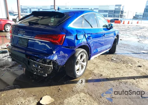 2022 Audi Q5 Sportback Premium Plus 45 Tfsi S Line Quattro S Tronic from USA, damaged, VIN WA15AAFYXN2007937